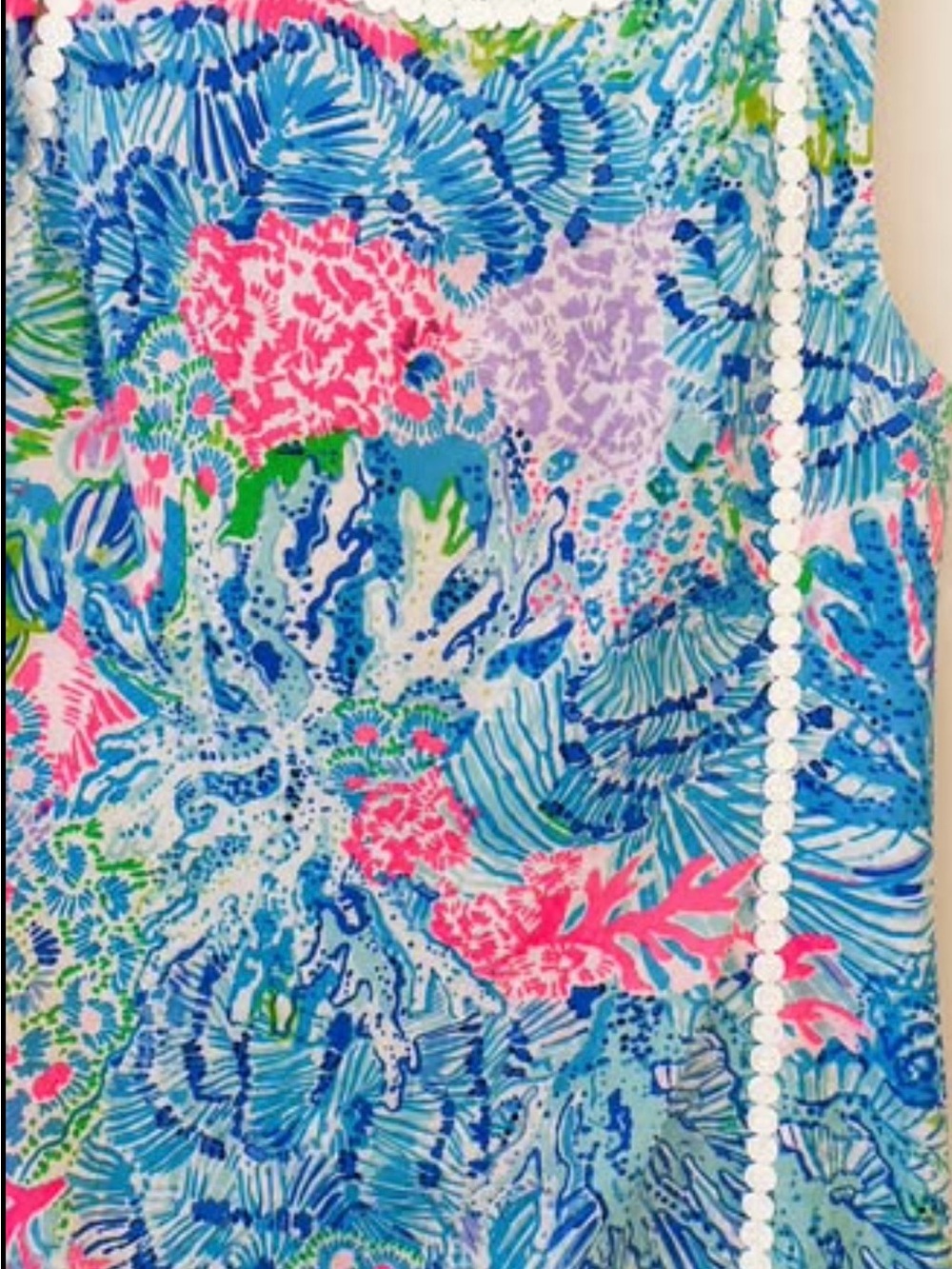 Lilly Pulitzer Coral Reef Mila Print Shift Dress NWT Size 12 - Picture 6 of 11